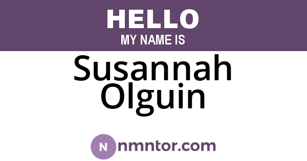 Susannah Olguin