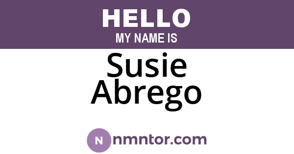 Susie Abrego