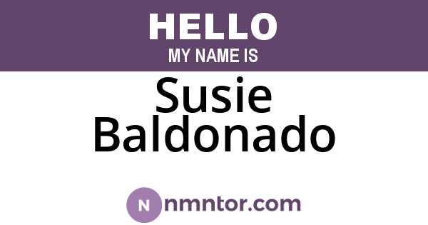 Susie Baldonado