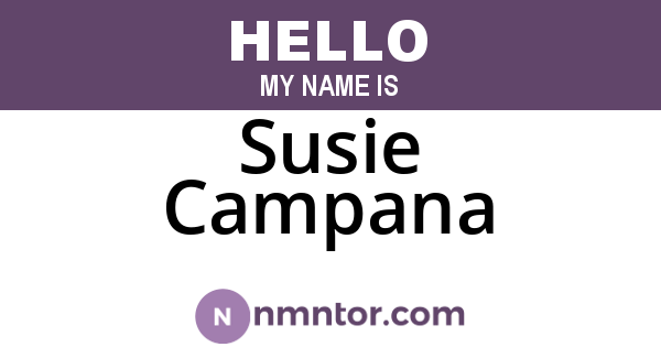 Susie Campana