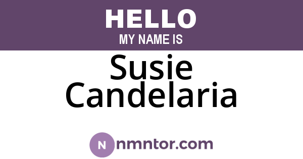 Susie Candelaria