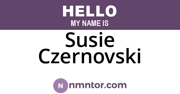 Susie Czernovski