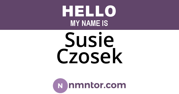 Susie Czosek
