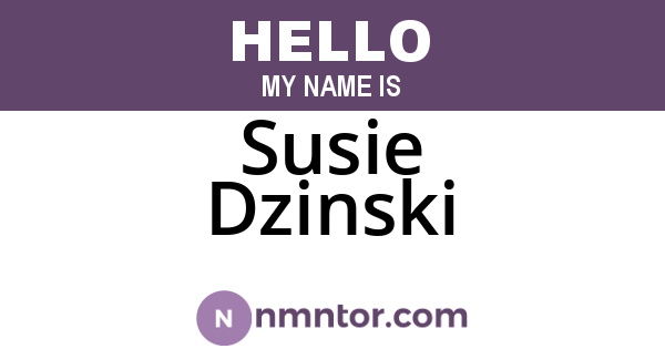 Susie Dzinski