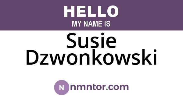 Susie Dzwonkowski