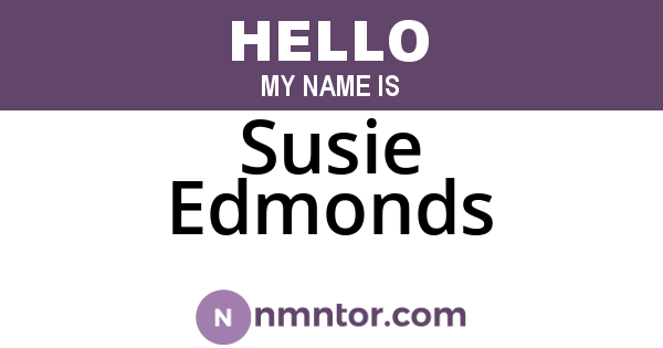 Susie Edmonds