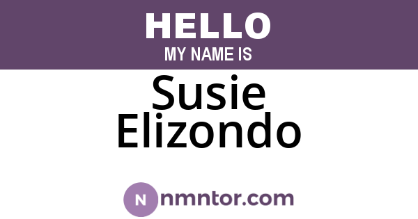Susie Elizondo
