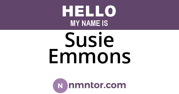 Susie Emmons