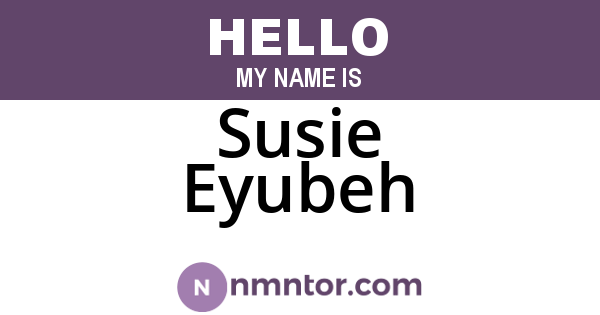 Susie Eyubeh