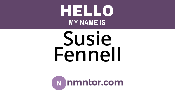 Susie Fennell