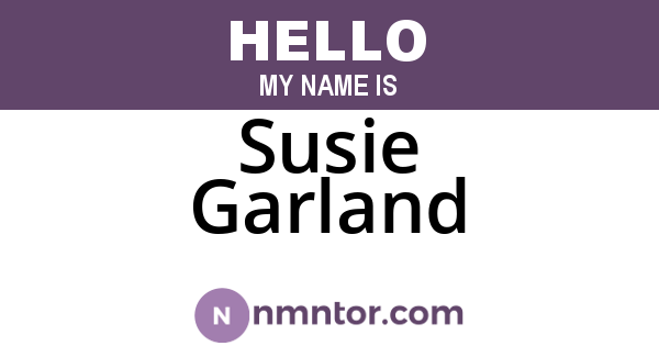 Susie Garland