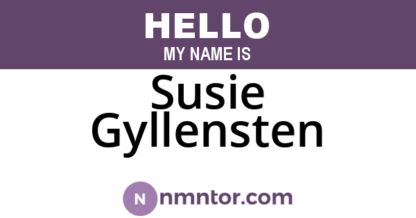 Susie Gyllensten