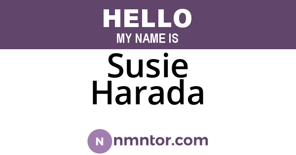Susie Harada