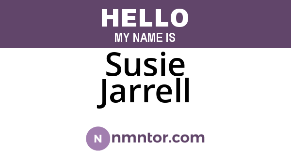 Susie Jarrell