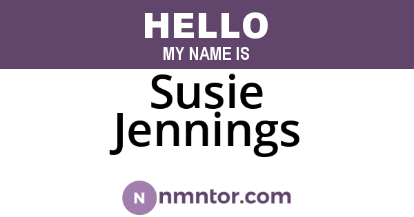 Susie Jennings