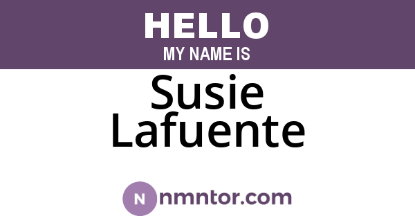 Susie Lafuente