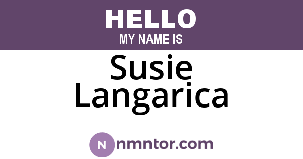 Susie Langarica