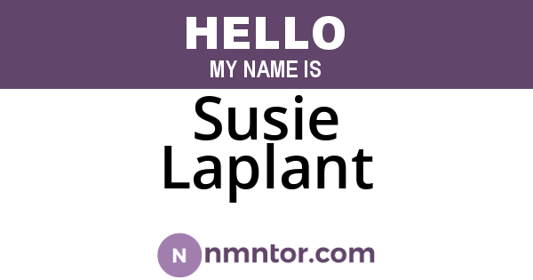 Susie Laplant