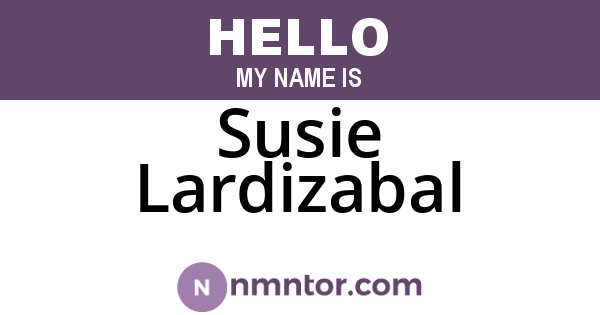 Susie Lardizabal