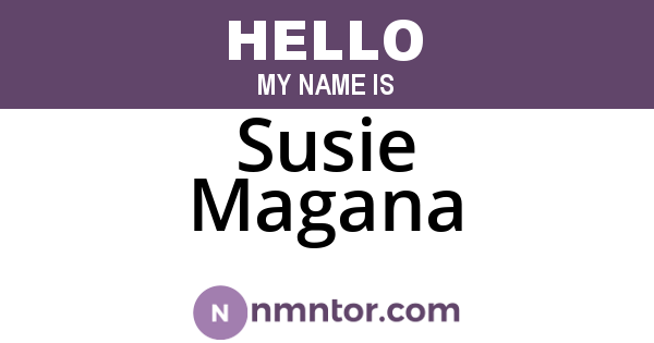 Susie Magana
