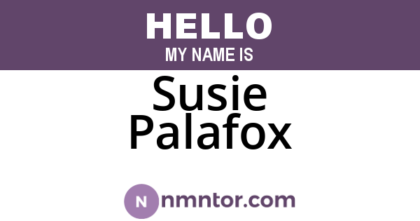 Susie Palafox