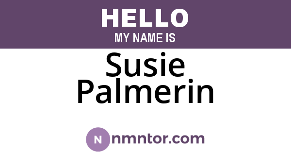 Susie Palmerin