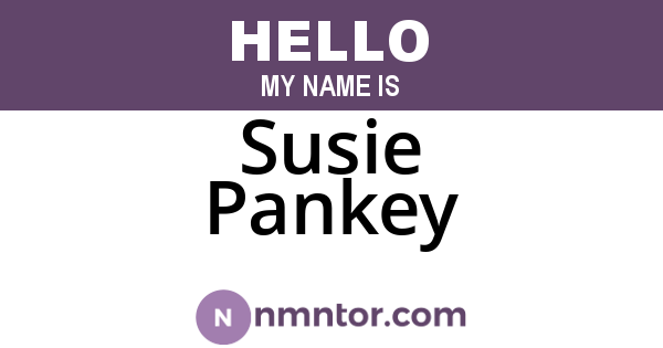 Susie Pankey