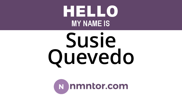 Susie Quevedo