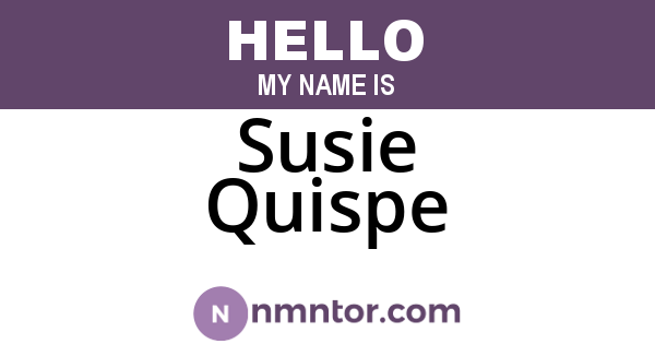 Susie Quispe