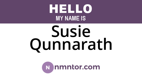Susie Qunnarath