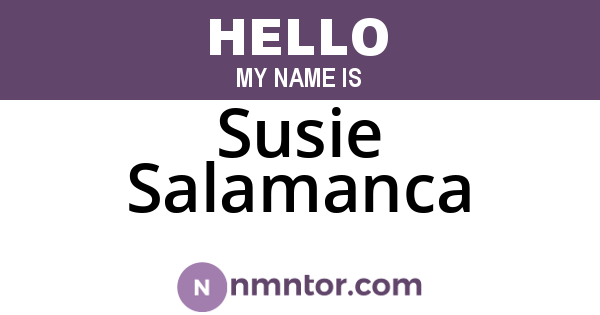 Susie Salamanca
