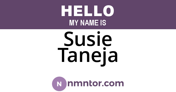 Susie Taneja