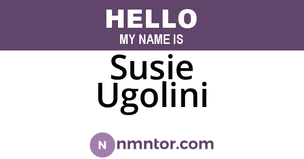 Susie Ugolini