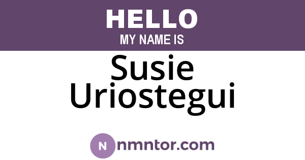 Susie Uriostegui