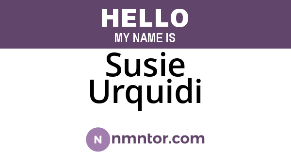 Susie Urquidi