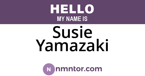 Susie Yamazaki