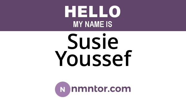 Susie Youssef