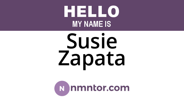 Susie Zapata