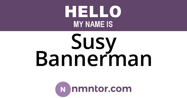 Susy Bannerman