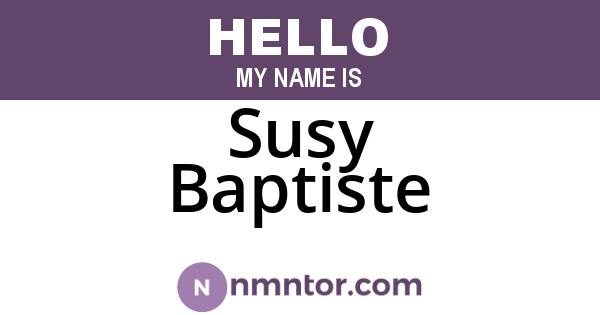 Susy Baptiste