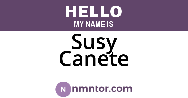 Susy Canete