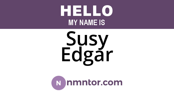 Susy Edgar