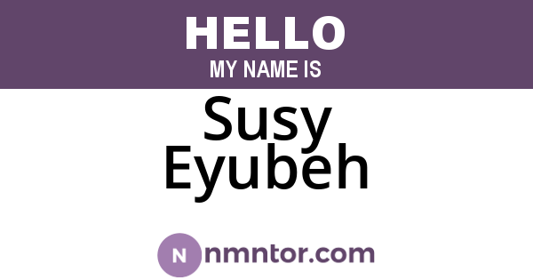 Susy Eyubeh