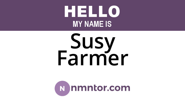 Susy Farmer