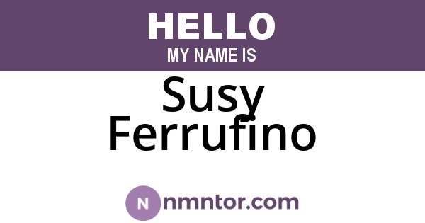 Susy Ferrufino