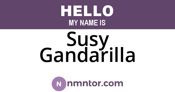 Susy Gandarilla
