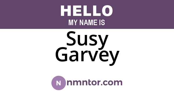 Susy Garvey