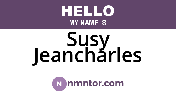 Susy Jeancharles