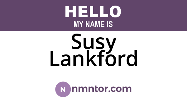 Susy Lankford