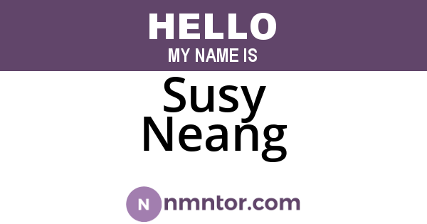 Susy Neang